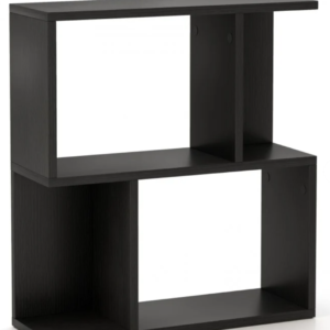 Kleines Regal mit 3 Ebenen, Schwarz